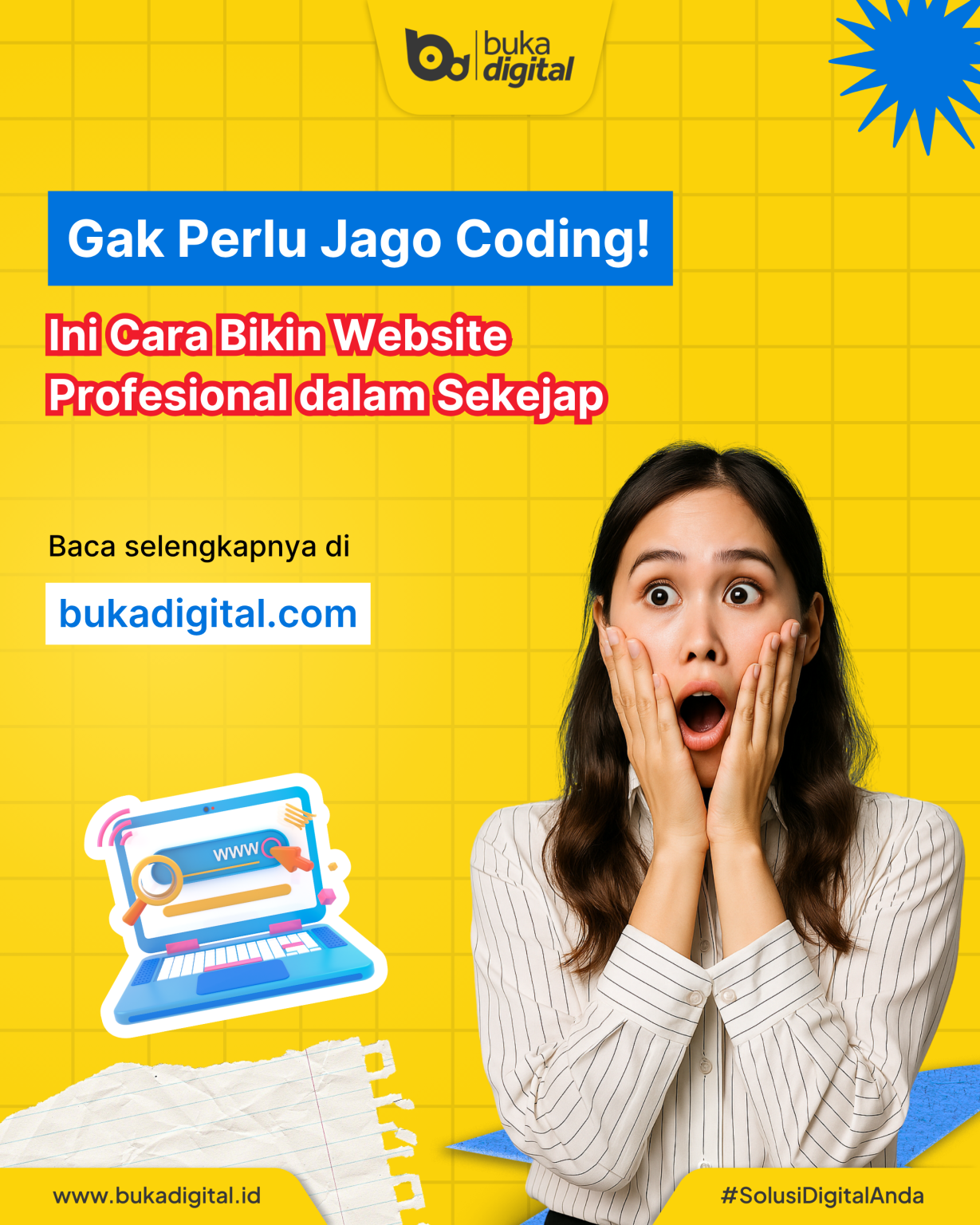 Gak Perlu Jago Coding Ini Cara Bikin Website Profesional dalam Sekejap