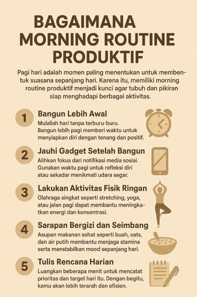 Cara Memulai Hari Supaya Fokus dan Berenergi