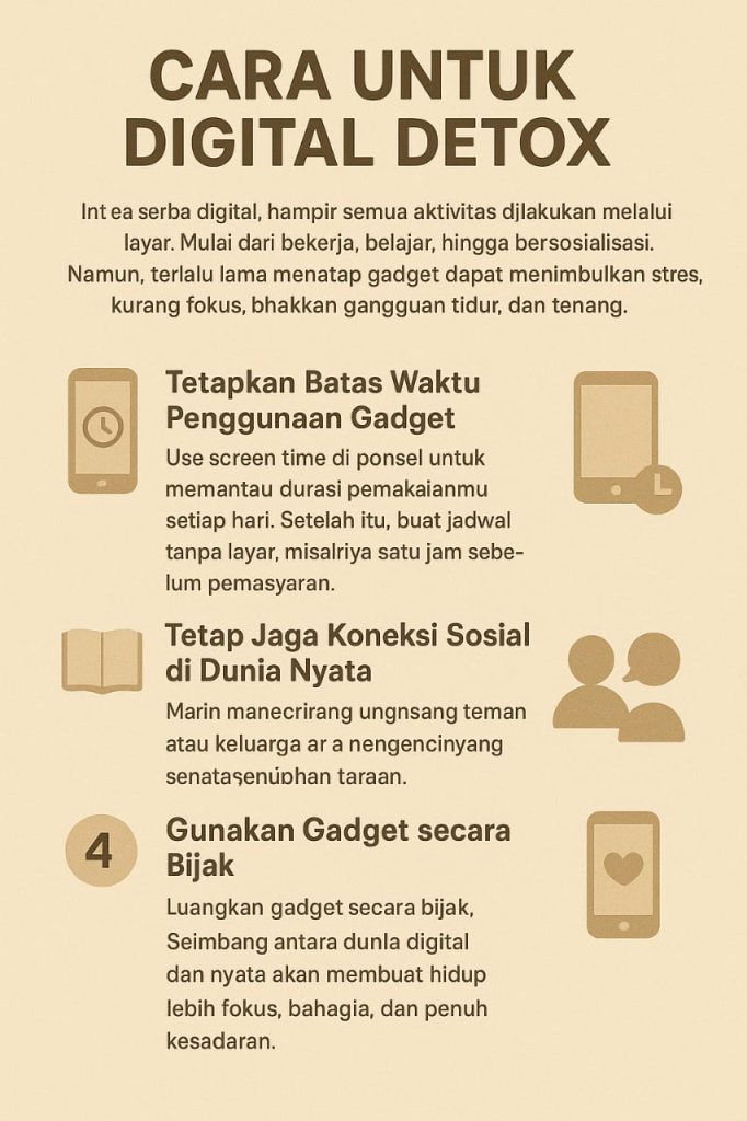 Cara Untuk Digital Detox